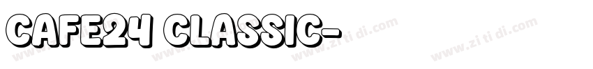 cafe24 classic字体转换